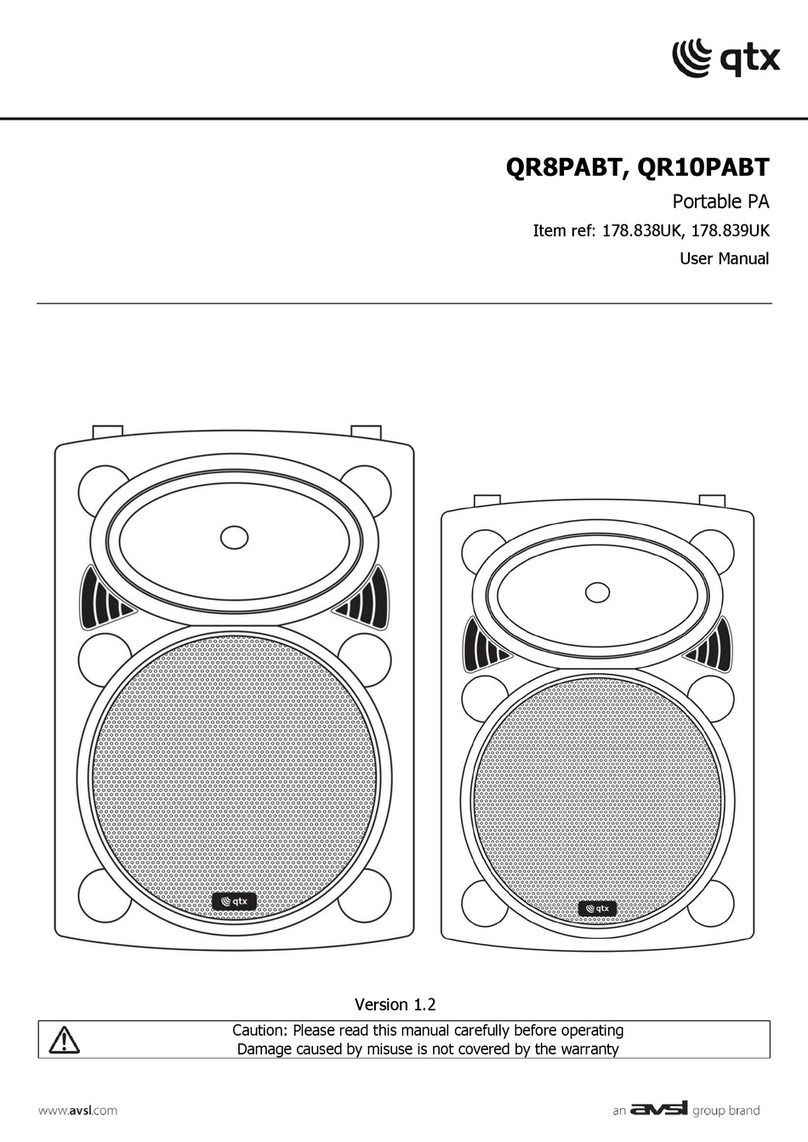 Qtx QR10PABT user manual