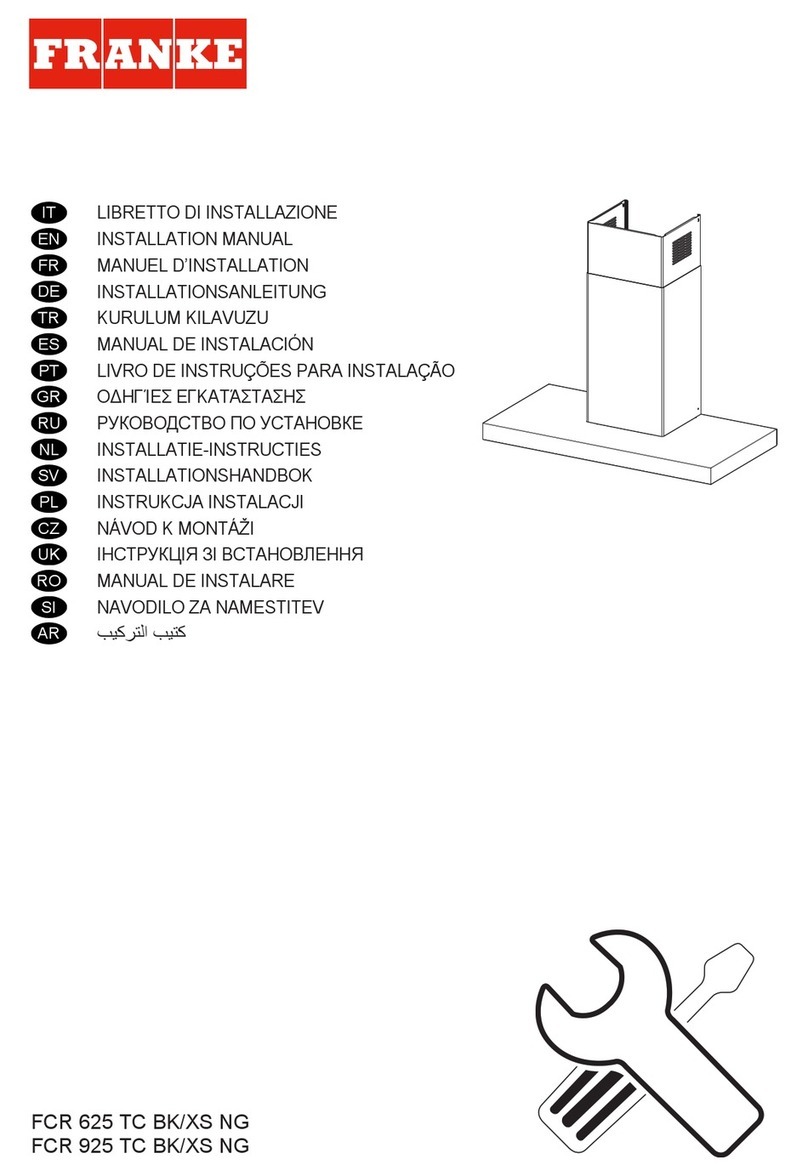 Franke FCR 925 TC User manual