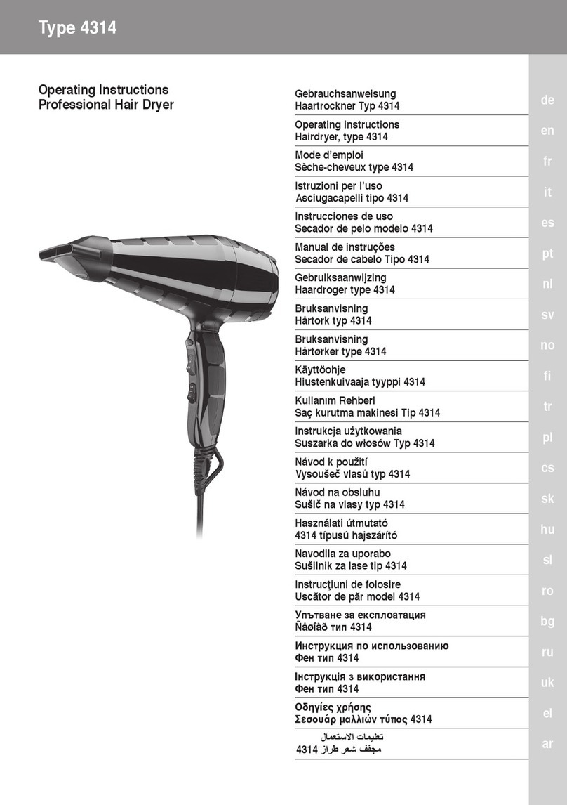 Wahl 4314 User manual
