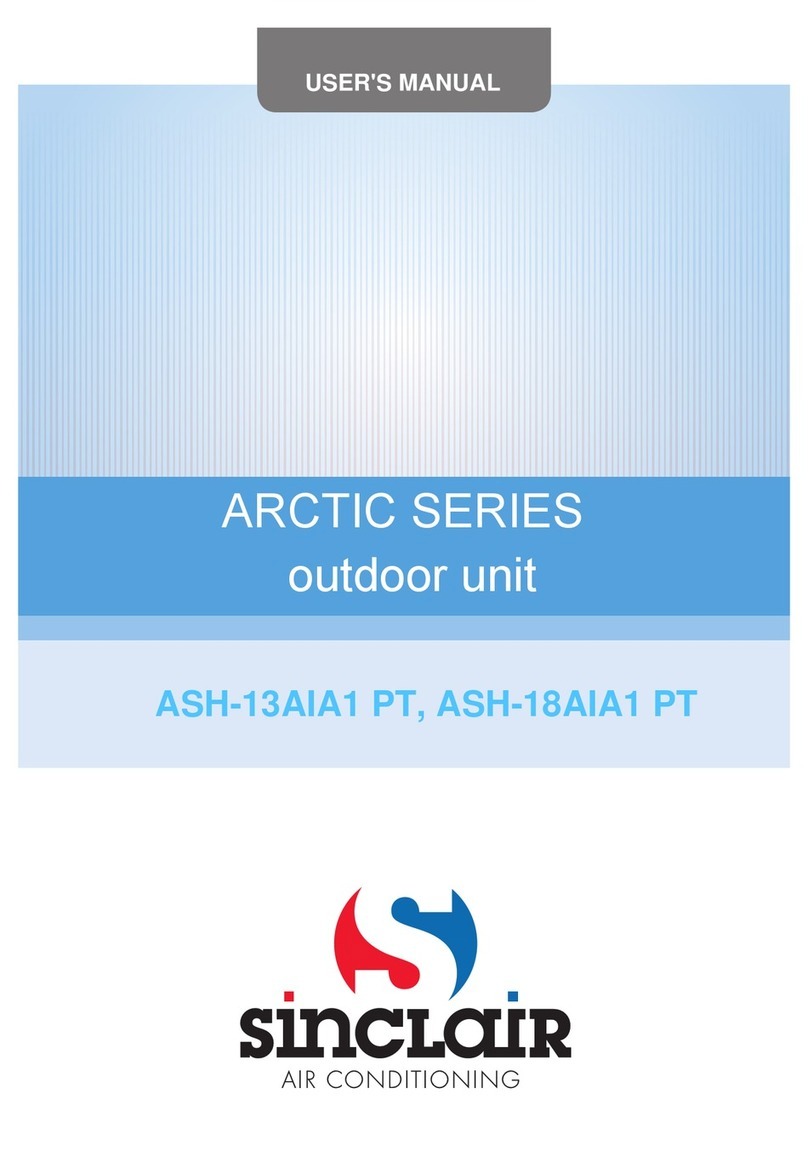 Sinclair ASH-13AIA1 PT user manual