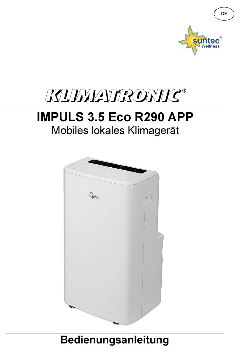 Suntec Wellness KLIMATRONIC IMPULS 3.5 Eco R290 APP User manual