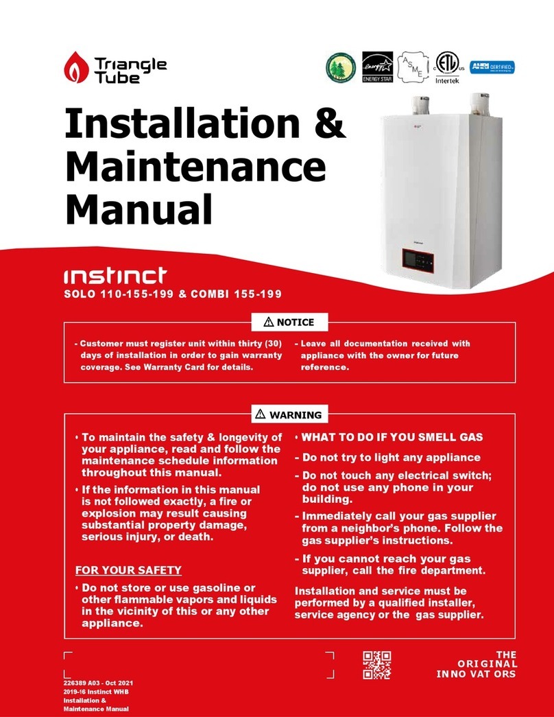 TriangleTube Instinct SOLO 155 Instruction Manual TriangleTube Instinct SOLO 155 Instruction Manual