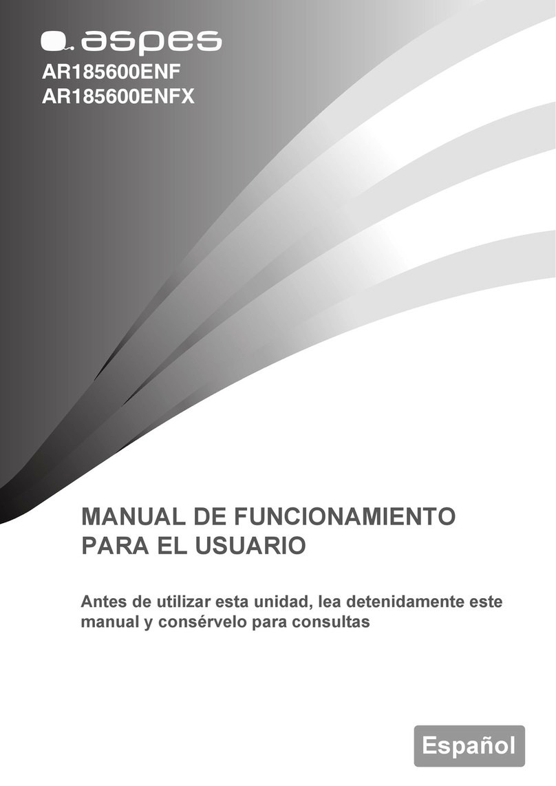 Aspes AR185600ENFX User manual