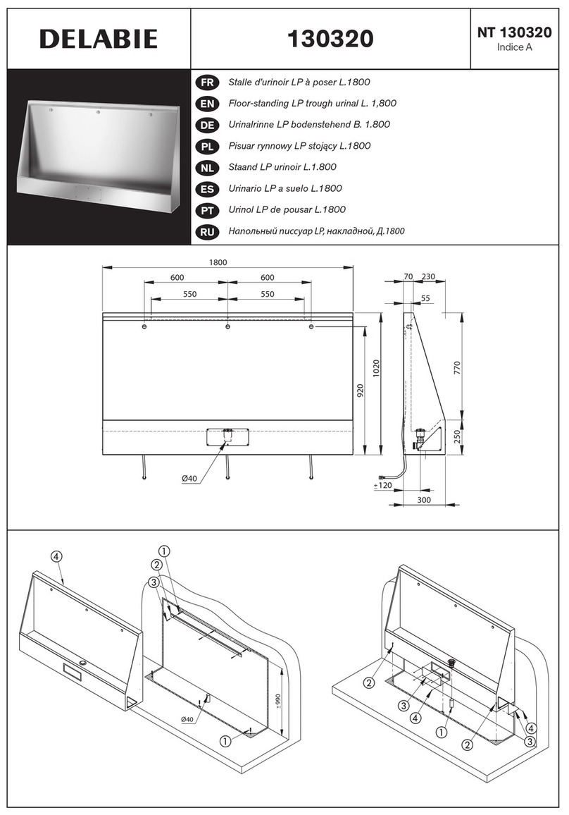 Delabie 130320 manual