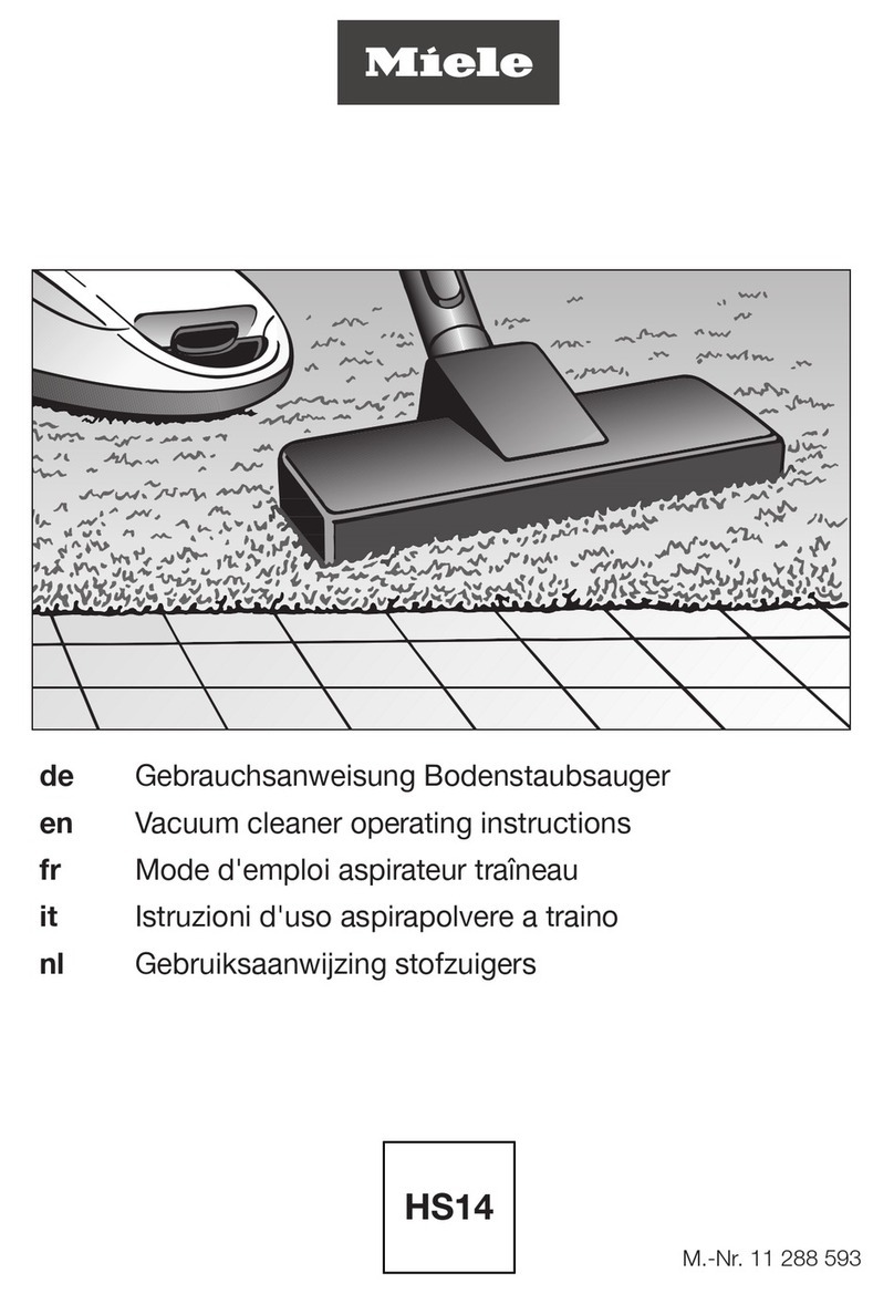 Miele Compact C2 Cat & Dog SDBF5 User manual Miele Compact C2 Cat & Dog SDBF5 User manual