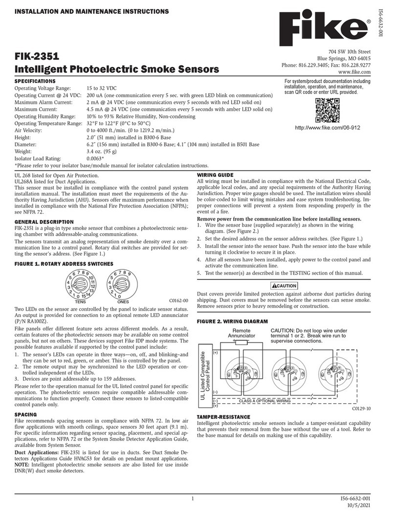 Fike FIK-2351 User manual