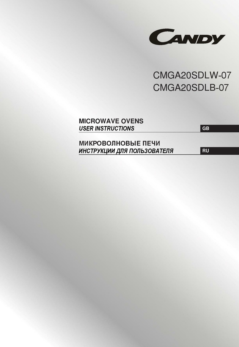 Candy CMGA20SDLW-07 User instructions Candy CMGA20SDLW-07 User instructions