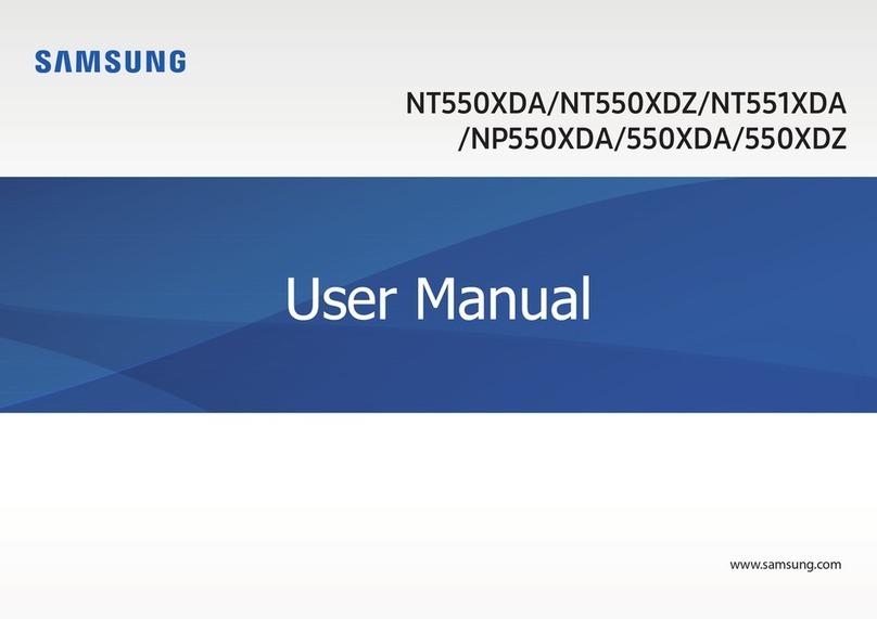 Samsung NT550XDA User manual