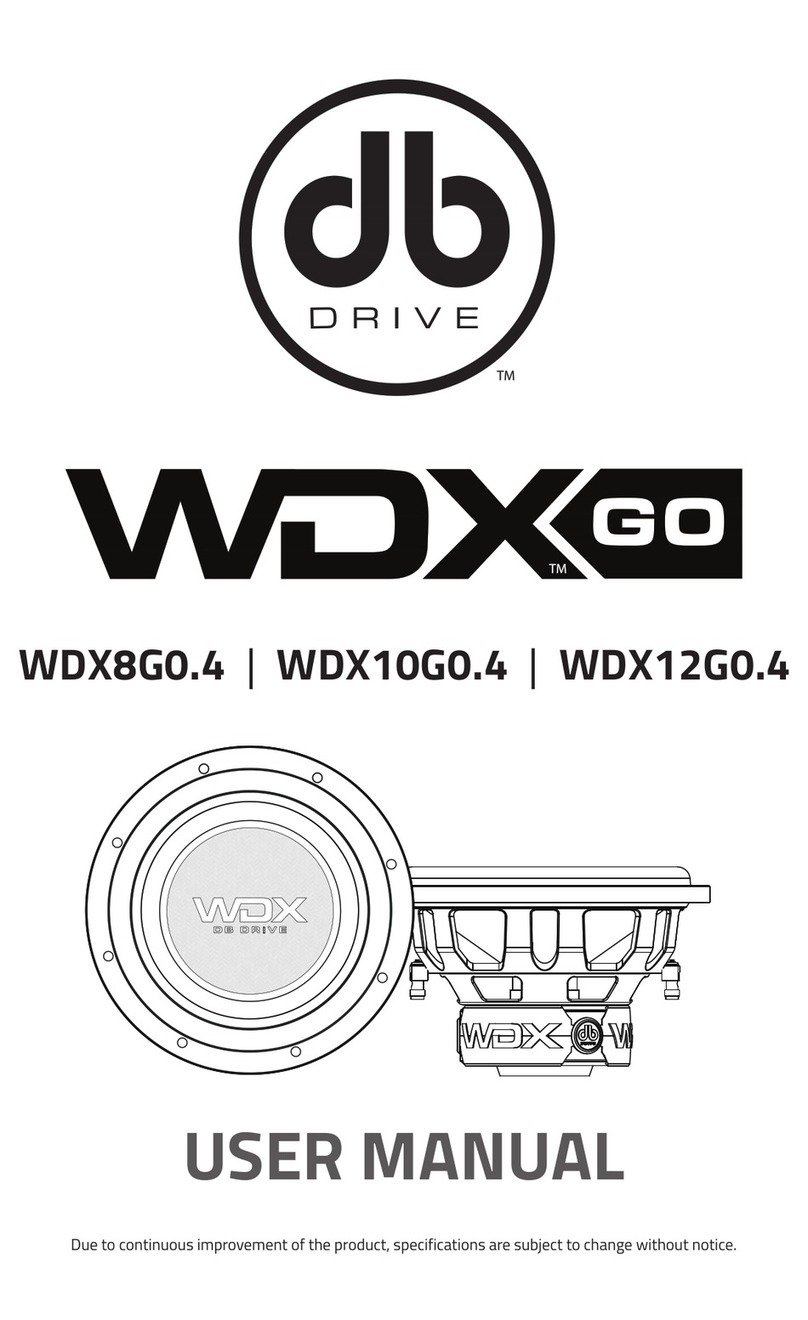 DB Drive WDX GO Series user manual