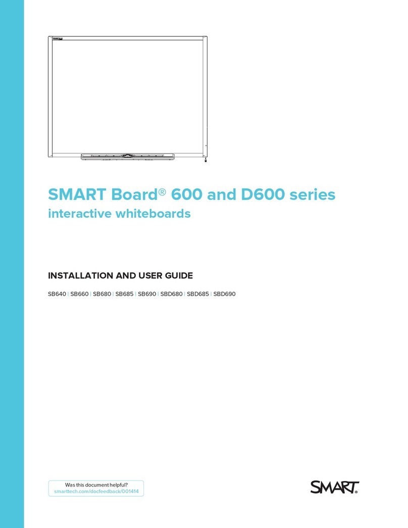 SMART Board SB640 Installation and user guide SMART Board SB640 Installation and user guide