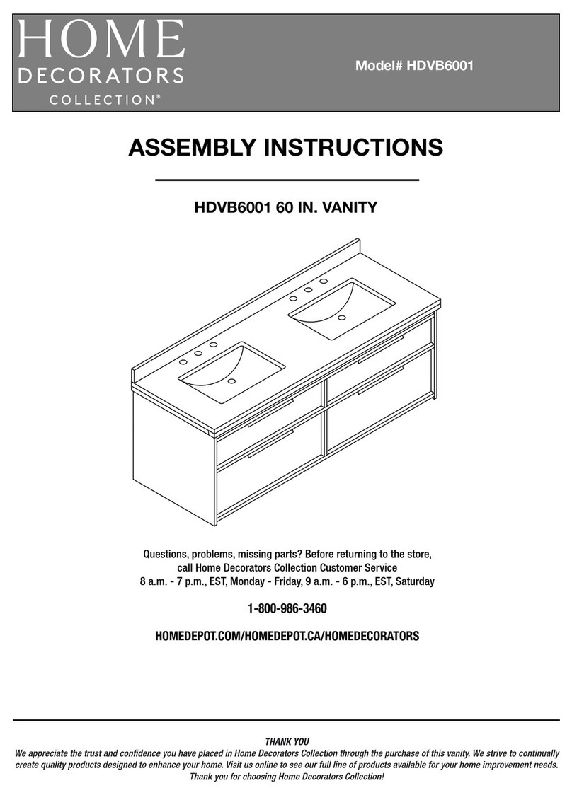 Home Decorators Collection HDVB6001 User manual