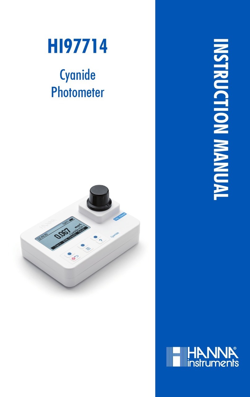 Hanna Instruments HI97714 instruction manual