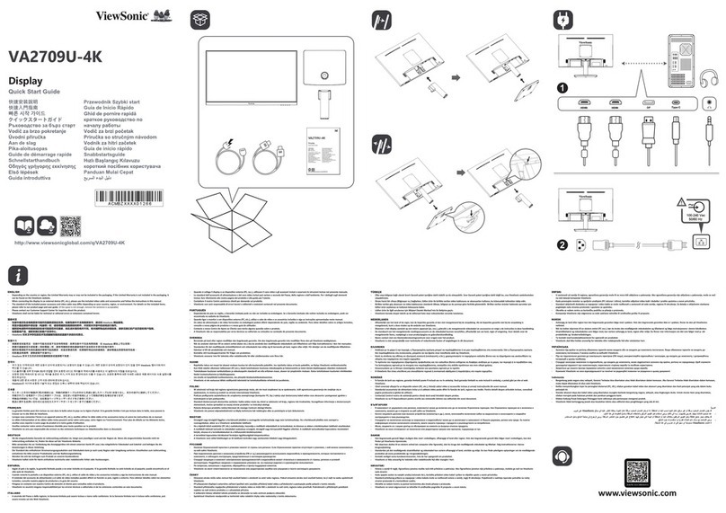 ViewSonic VA2709U-4K User manual