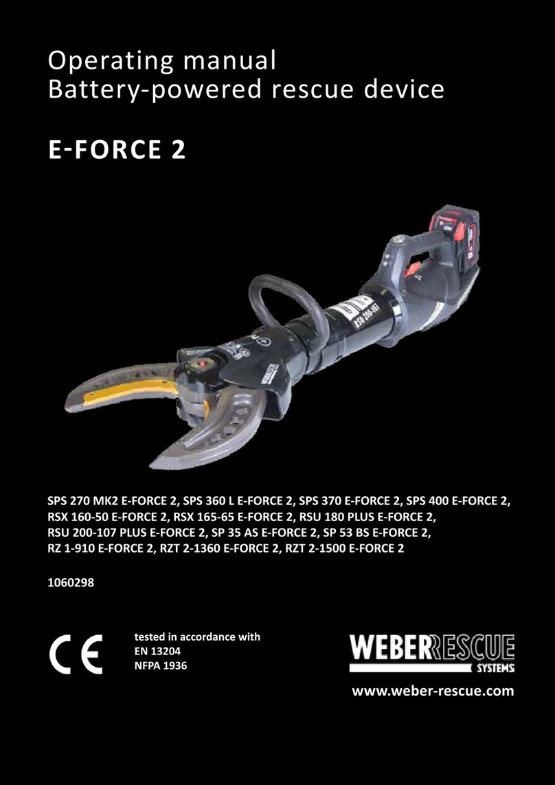 Weber Rescue Systems SPS 270 MK2 E-FORCE 2 User manual