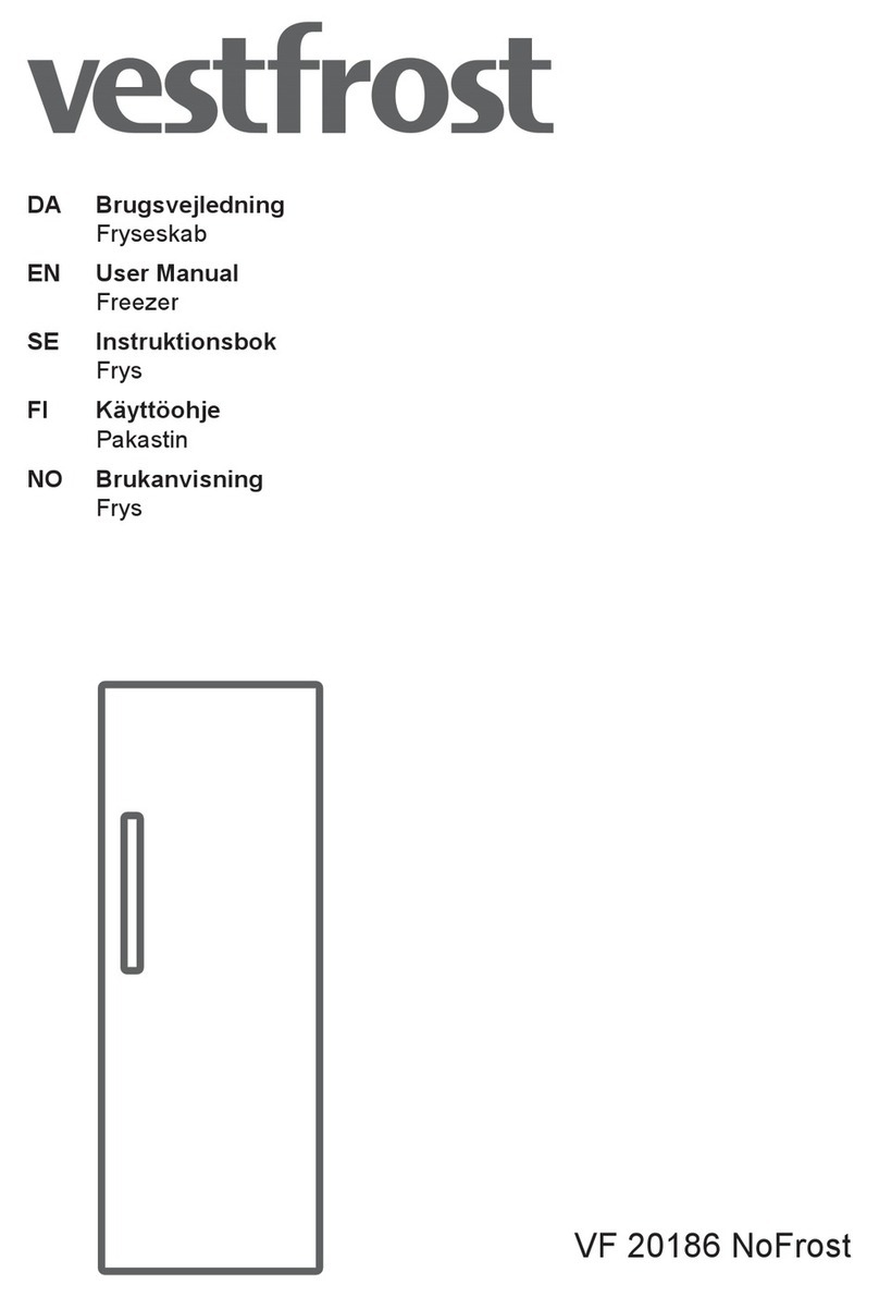 Vestfrost VF 20186 NoFrost User manual