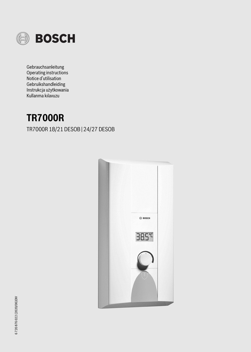 Bosch TR7000R 24/27 DESOB User manual