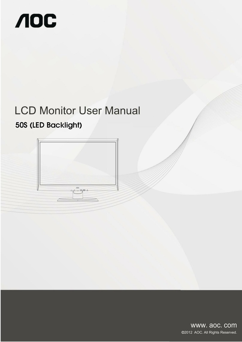 AOC 2050SWD User manual