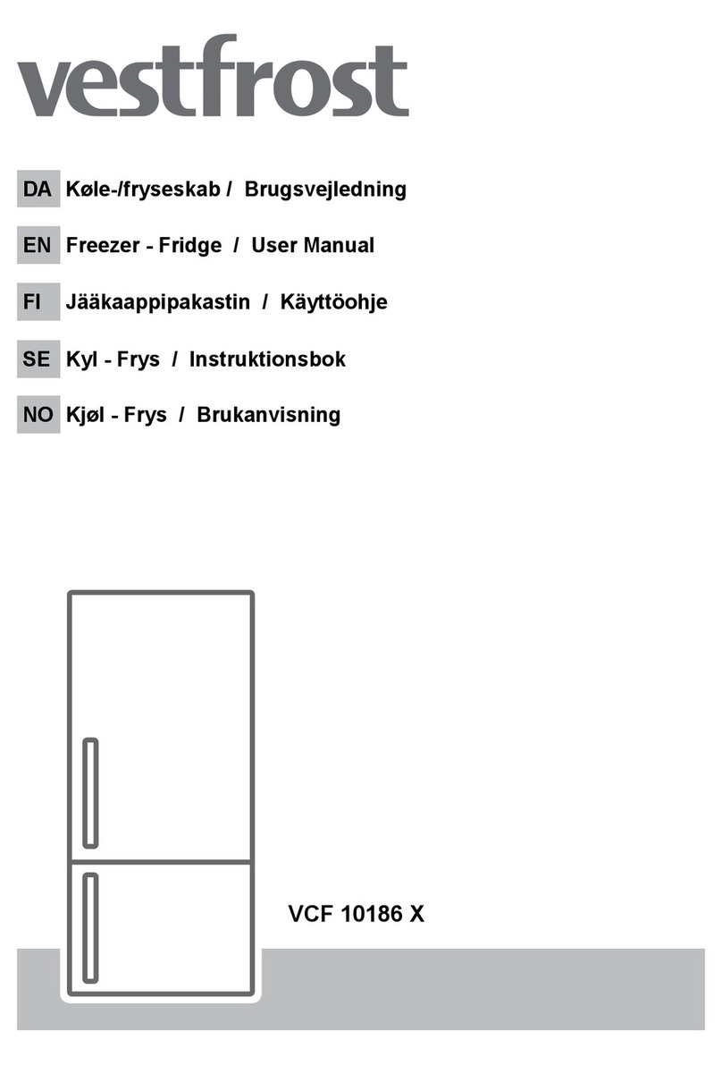 Vestfrost VCF 10186 X User manual