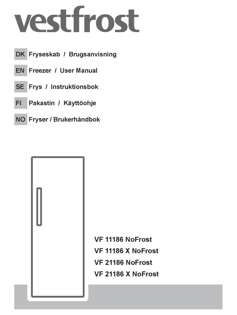 Vestfrost VF 21186 NoFrost User manual