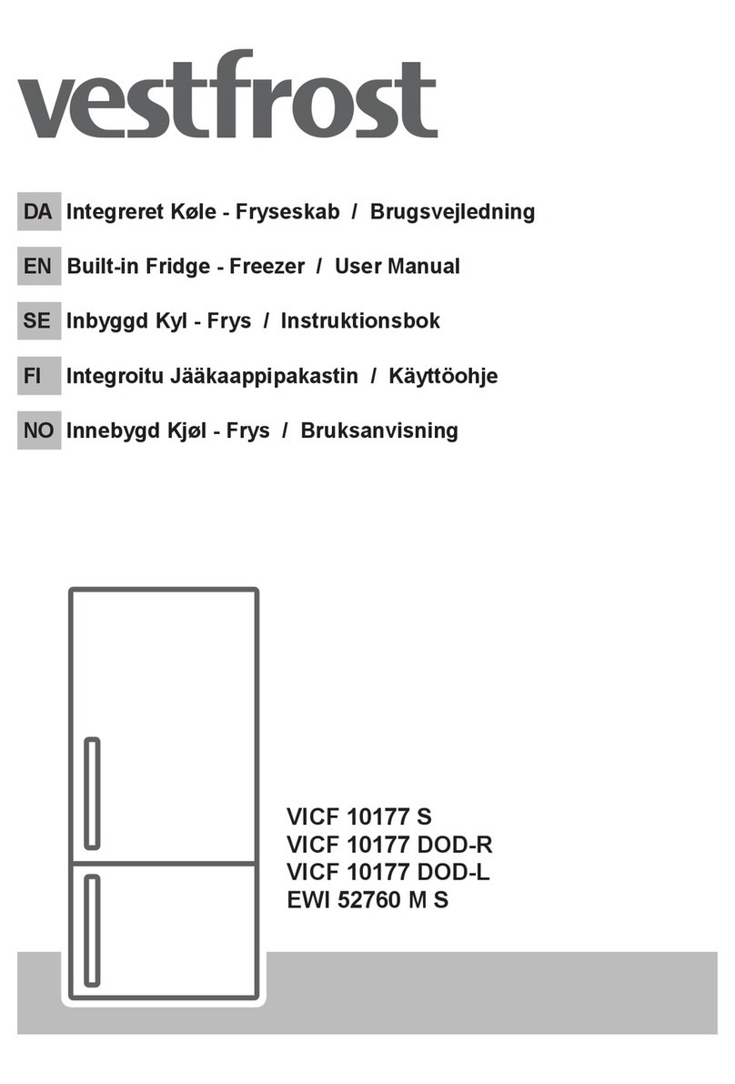 Vestfrost VICF 10177 DOD-R User manual
