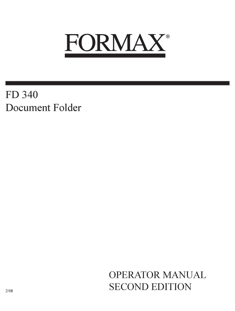 Formax FD 340 Operator's manual