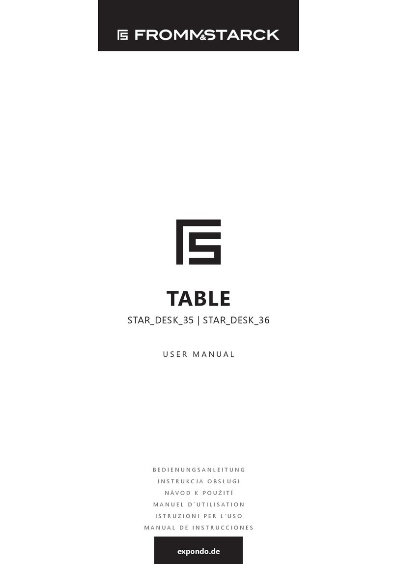 Fromm&Starck STAR-DESK-35 User manual