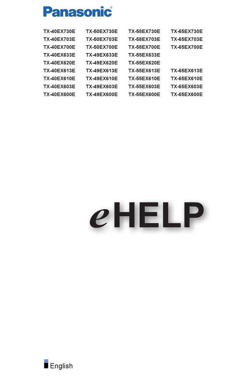 Panasonic TX-40EX730E Ehelp