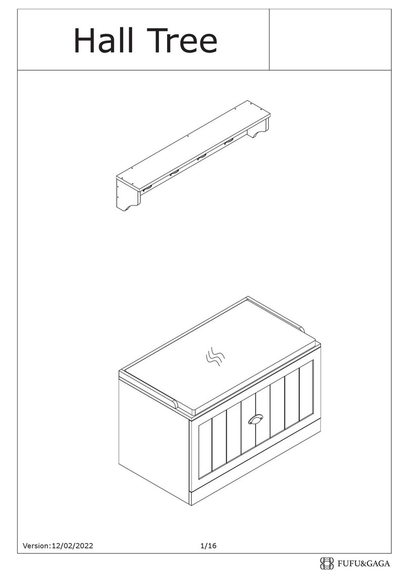 FUFU & GAGA Hall Tree User manual