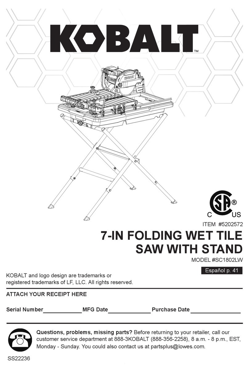 Kobalt SC1802LW manual