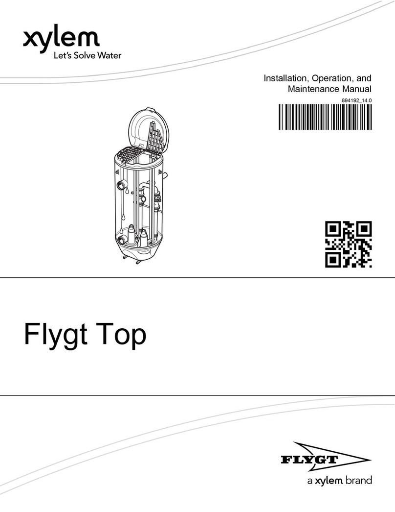 Xylem Flygt Top 50 User manual