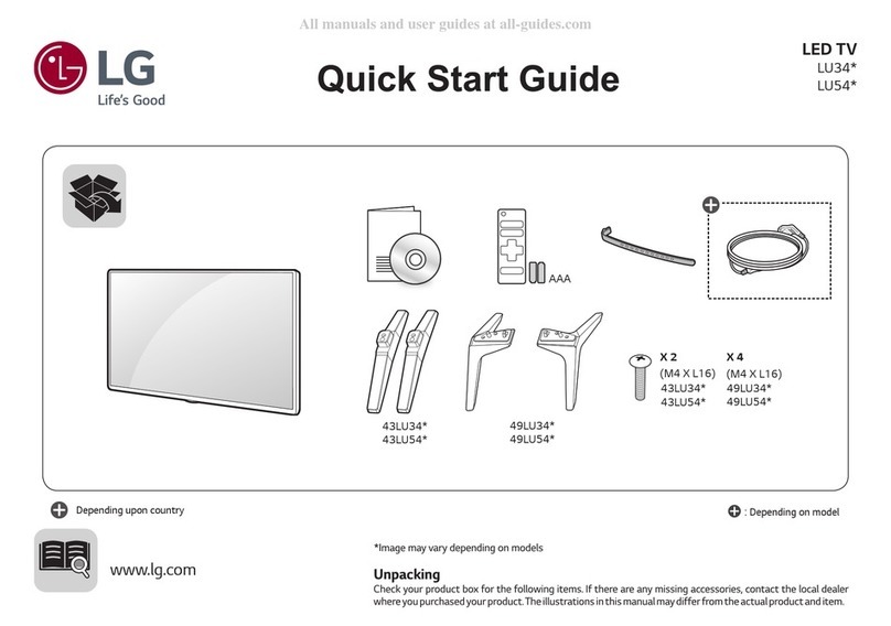 LG LU34 Series User manual