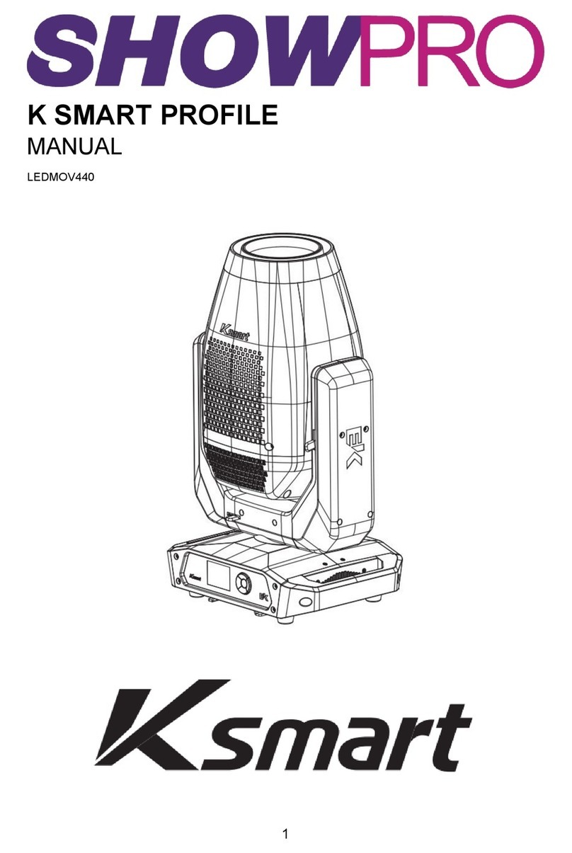 ShowPro K SMART PROFILE manual