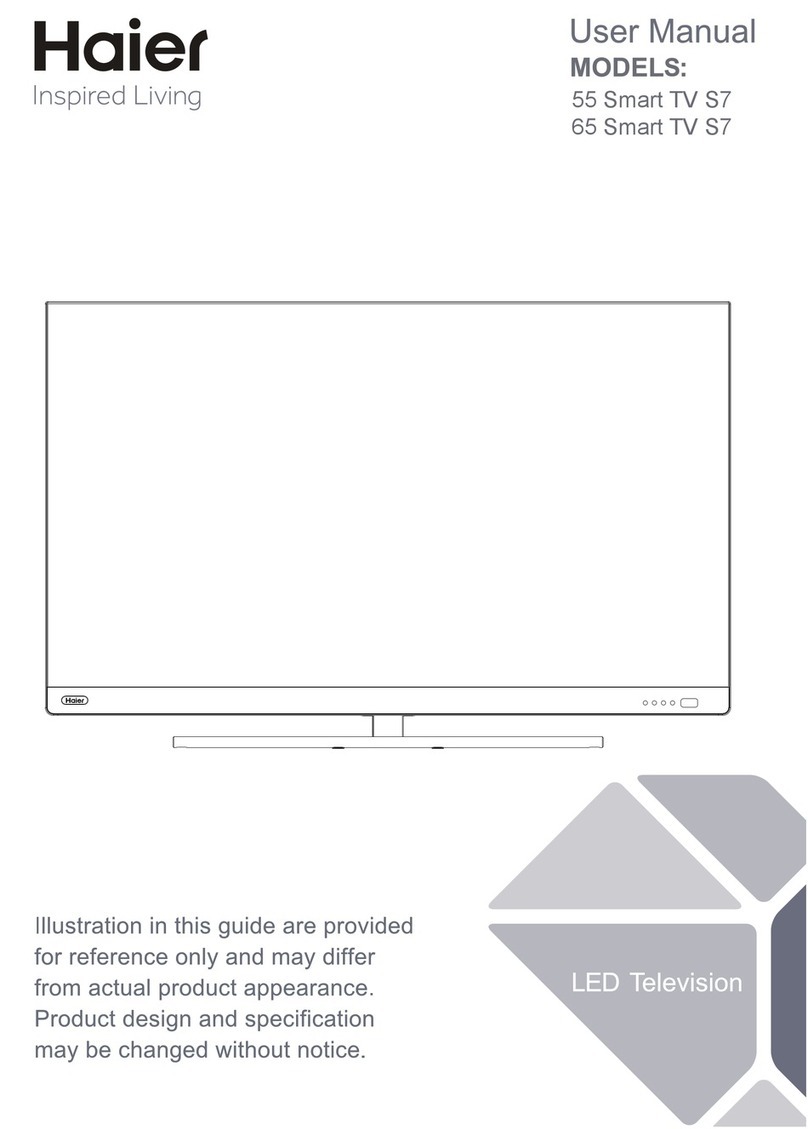 Haier 55 Smart TV S7 User manual Haier 55 Smart TV S7 User manual