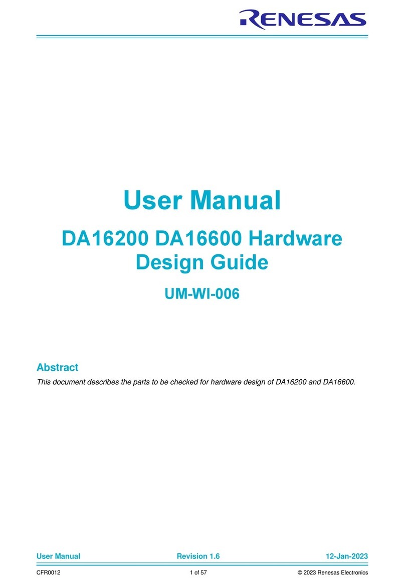 Renesas DA16200 PMOD User manual