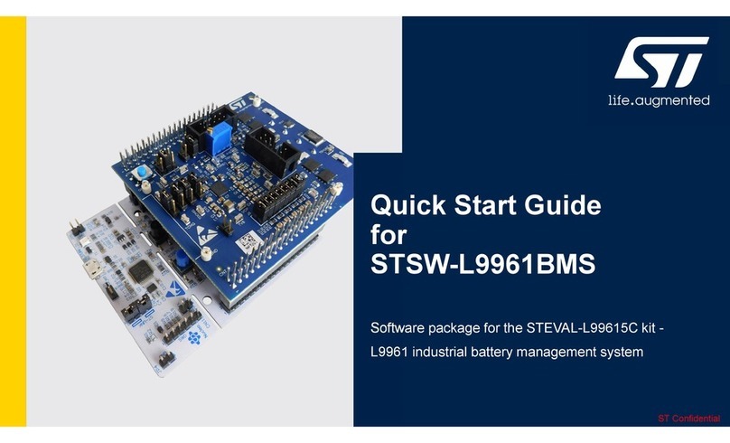 ST STSW-L9961BMS User manual ST STSW-L9961BMS User manual
