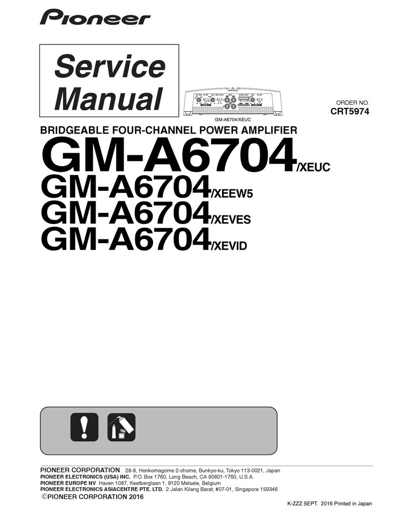 Pioneer GM-A6704/XEUC Service manual