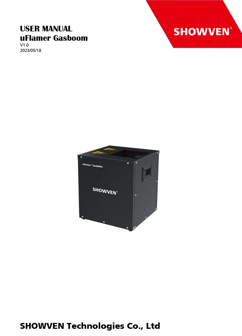Showven uFlamer Gasboom User manual