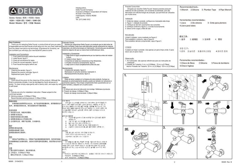Delta 10261 Series User manual