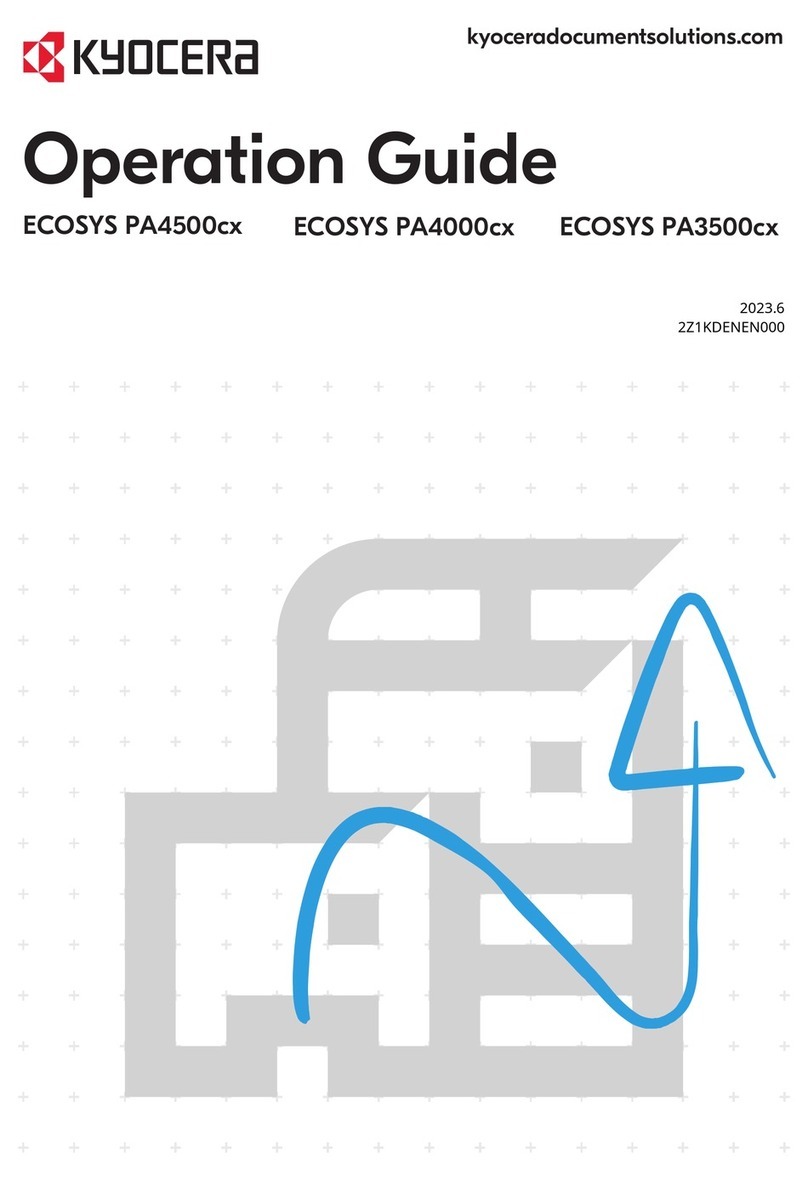 Kyocera ECOSYS PA4500cx User manual