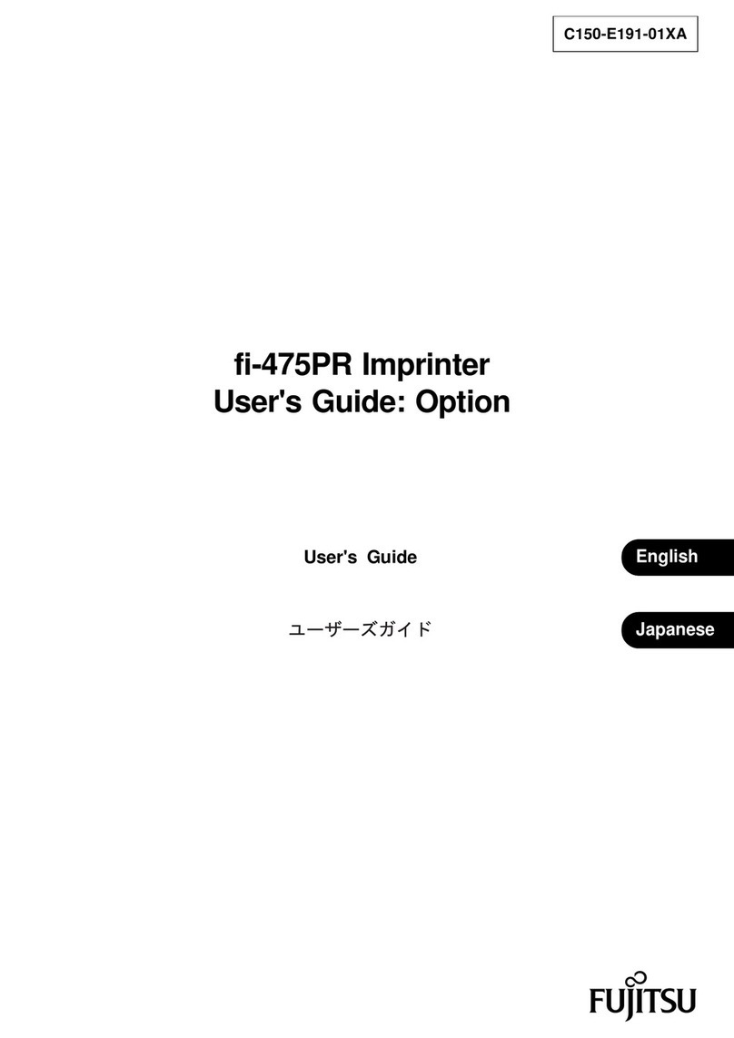 Fujitsu fi-475PR User manual