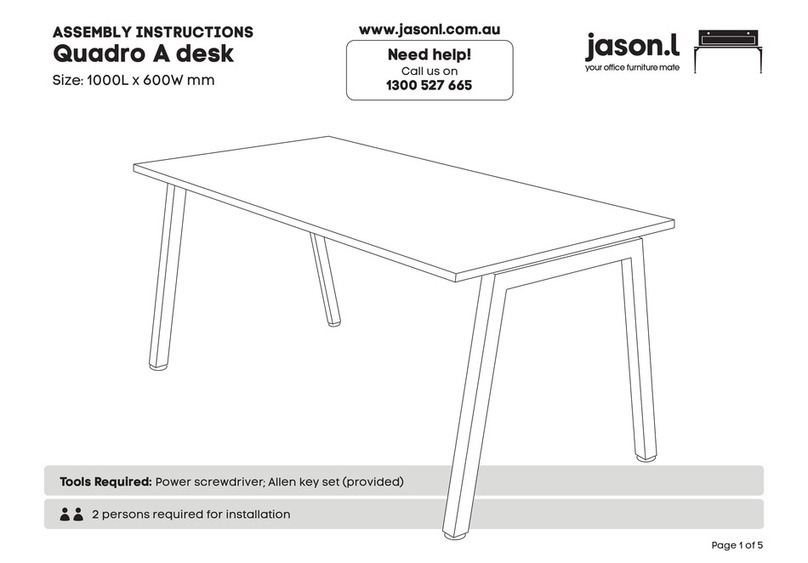 Jason.L Quadro A desk User manual