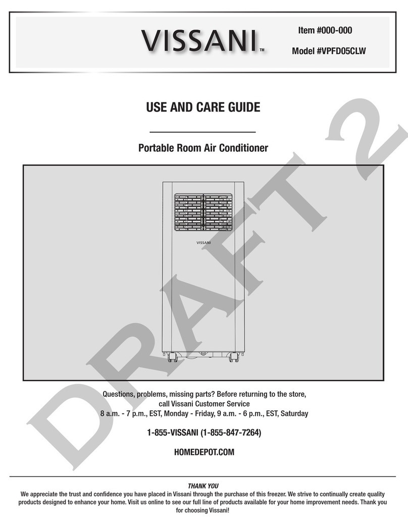 Vissani VPFD05CLW User manual
