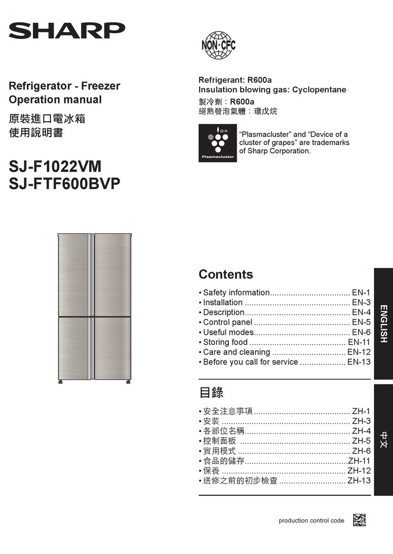 Sharp SJ-F1022VM User manual