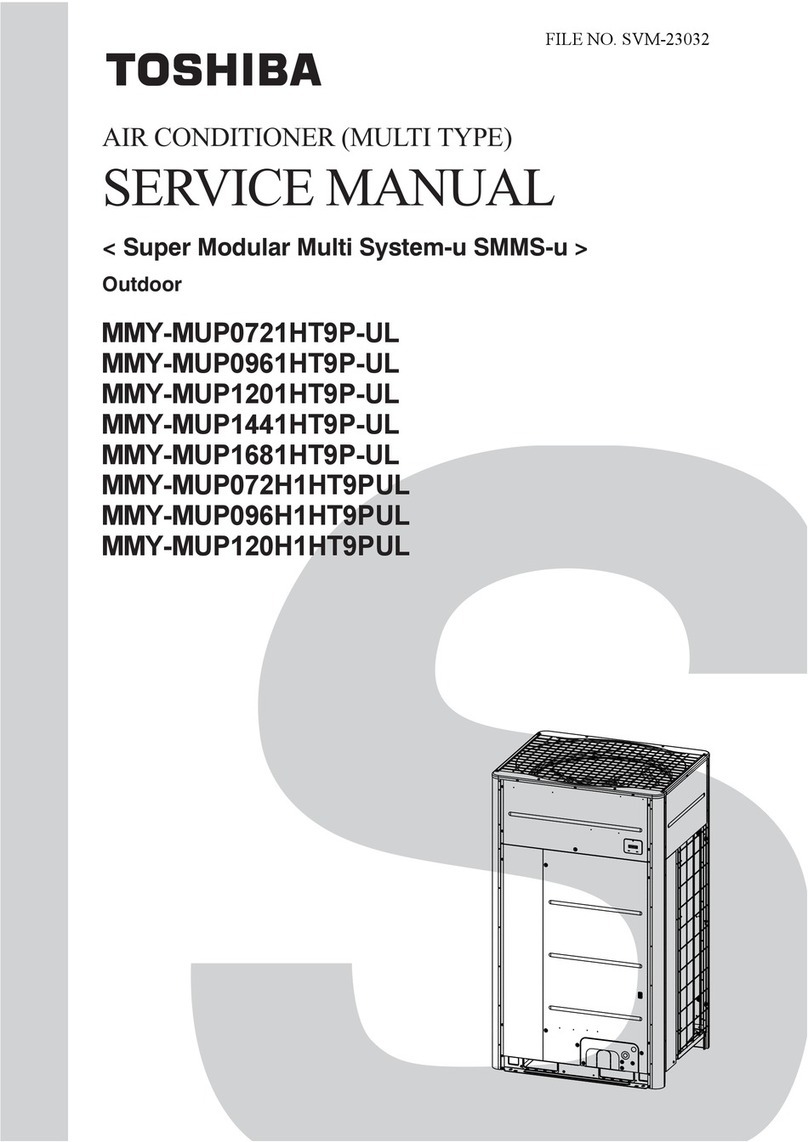 Toshiba MMY-MUP0721HT9P-UL User manual