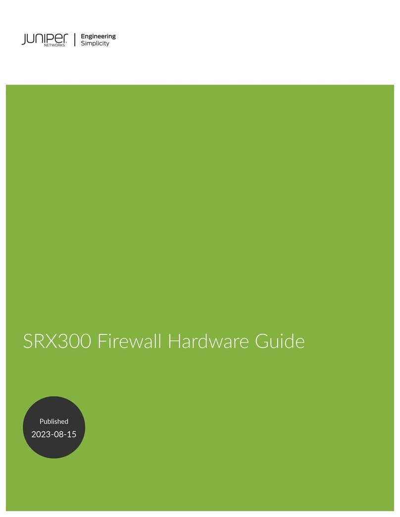 Juniper SRX300 Series Hardware guide