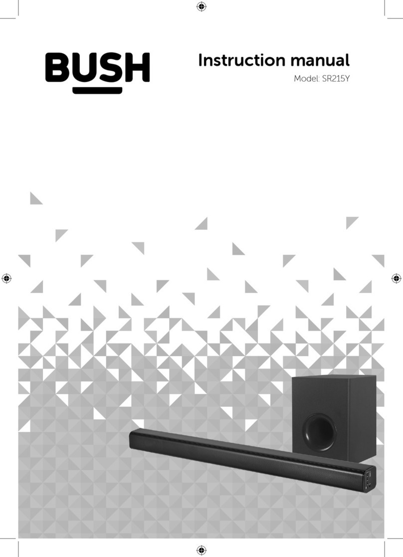 Bush SR215Y instruction manual