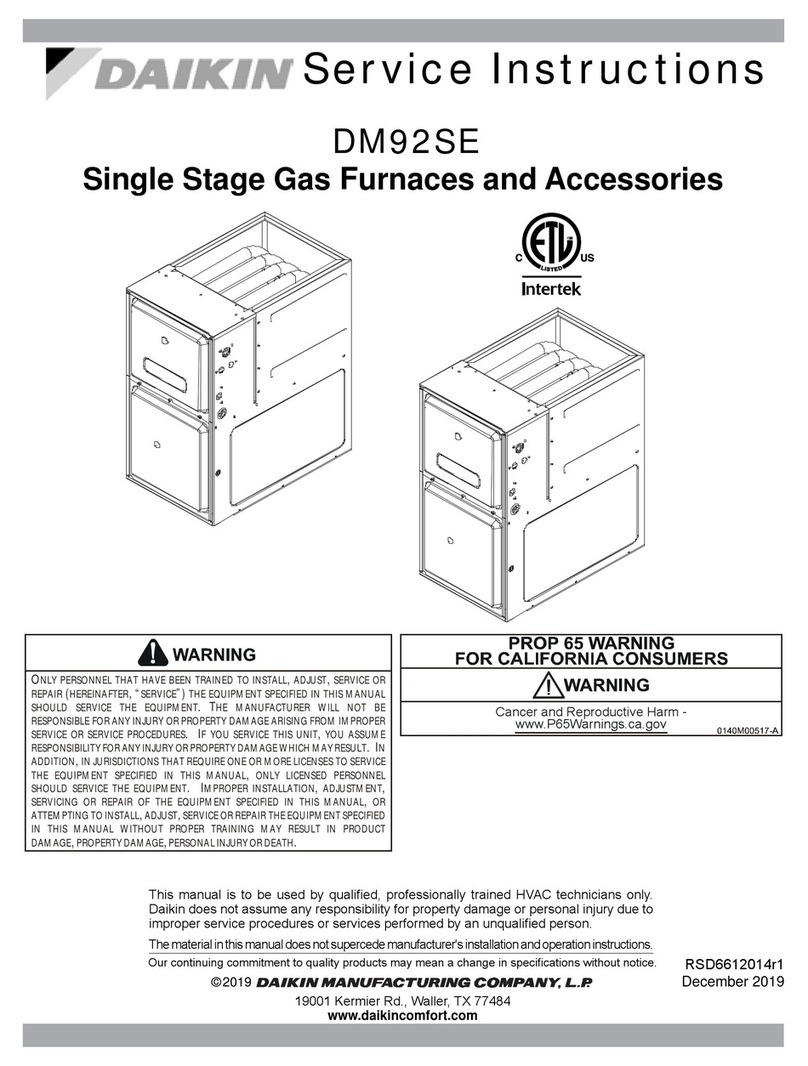 Daikin DM92SE Operating instructions