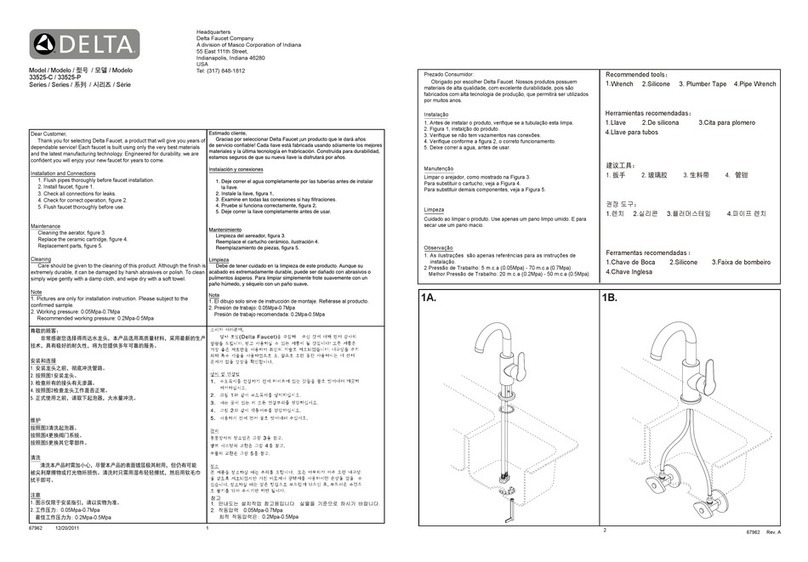 Delta 33525-C Series quick start guide
