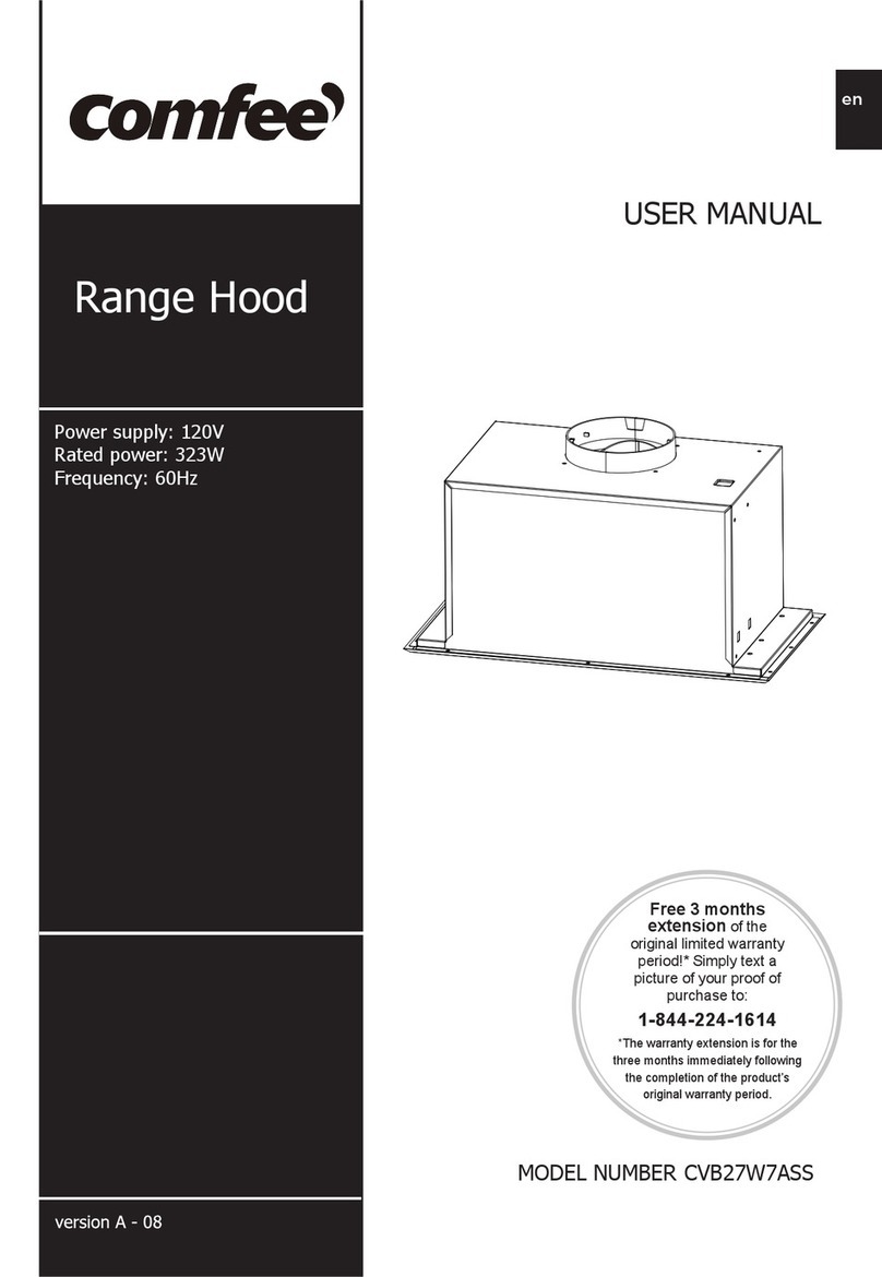 Comfee CVB27W7ASS User manual