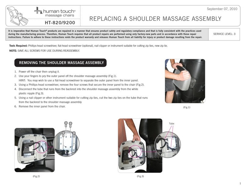 Human Touch HT-820/9200 User manual